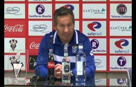 Declaraciones de los entrenadores del Melilla y del Albacete Balompié