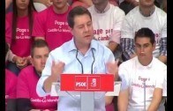 Pedro Sánchez presenta al candidato regional en Cuenca