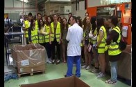 Alumnos del instituto Diego de Siloé visitan la factoria Ajusa