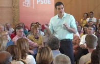 Parte del núcleo duro del PSOE, «festejando» en Hellín