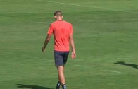 Espíndola, única ausencia en el entrenamiento de hoy