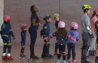 Exhibición de patinaje en el Pabellón Lepanto