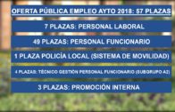 El ayuntamiento lanza una oferta de empleo público de 57 plazas