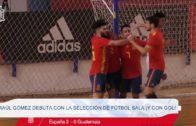 Raúl Gómez debuta con la selección de fútbol sala ¡y con gol!