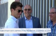 Rubén Pinar visita Asprona para presentar la corrida de 2019