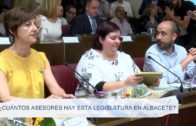 ¿Cuántos asesores hay esta legislatura en Albacete?