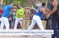 Exposicion de deporte rural vasco en plena feria 110919