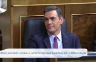 Pedro Sánchez logra la investidura más ajustada de la democracia