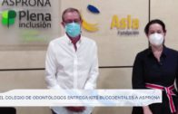 El Colegio de Odontólogos entrega kits bucodentales a Asprona
