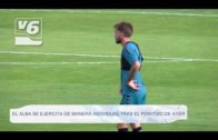 Primer entrenamiento del Albacete Balompié tras el positivo del lunes