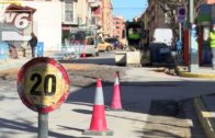 La rotura de una tubería inunda las inmediaciones del Hospital de Albacete