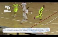 Gran imagen del Albacete Fútbol Sala en la presentación ante su afición