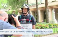 Protesta de un bombero municipal por lo que consideran una «falta grave»