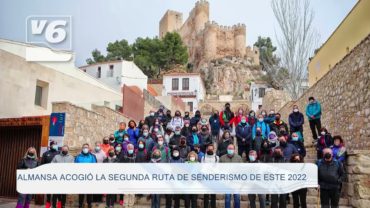 Almansa acogió la segunda ruta de senderismo de este 2022