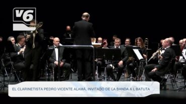 El clarinetista Pedro Vicente Alamá, a la batuta de la Banda Sinfónica Municipal el 30 de enero