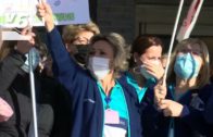 Las limpiadoras se concentran otra vez en el hospital de Albacete