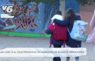 Una vuelta al cole presencial en Albacete con bajas de profesores