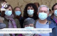 Concentración silenciosa en Albacete en apoyo al pueblo ucraniano