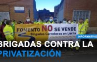 Las brigadas de Fomento vuelven a movilizarse contra la privatización