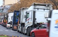 Los camioneros albaceteños toman las calles de la capital