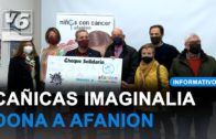 El barrio Cañicas Imaginalia entrega su cheque solidario a AFANION