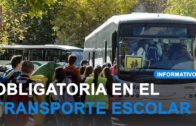 Mascarilla obligatoria en el transporte escolar de Albacete