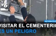 EDITORIAL | Cubos de plástico para alcanzar los nichos más altos en el cementerio de Albacete