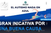 ‘El Autismo nada en azul’ en la piscina Juan de Toledo de Albacete