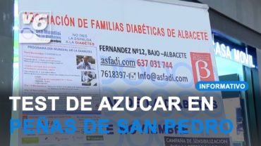ASFADI realiza mañana test de azúcar gratuitos en Peñas de San Pedro