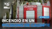 Incendio en el Polígono Industrial ‘Los Villares’ de Caudete