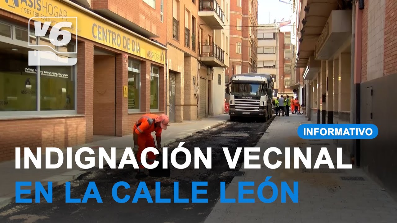 Indignación vecinal por las molestias del asfaltado de la Calle León ...