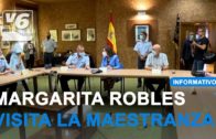 La ministra de defensa, Margarita Robles, visita la Maestranza Aérea de Albacete
