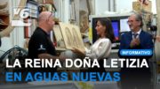 La Reina Doña Letizia visita el CIFP Aguas Nuevas y se lleva un bonito recuerdo