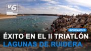 Xisca Tous y Adrián Salto vencen en el II Triatlón Lagunas de Ruidera