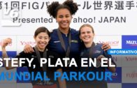 Stefy Navarro continúa recuperándose de la lesión que sufrió en el Mundial de Parkour de Japón