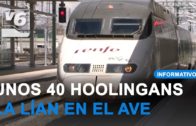 Desalojan de un tren a 40 hooligans en Albacete