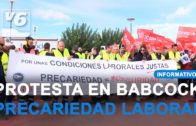 Protesta laboral en Babcock por unas condiciones laborales justas