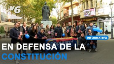 Las Nuevas Generaciones del PP salen a la calle en defensa de la Constitución Española