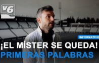 Primeras palabras de Rubén Albés tras su renovación