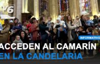 Centenares de familias acceden al camarín en la Candelaria