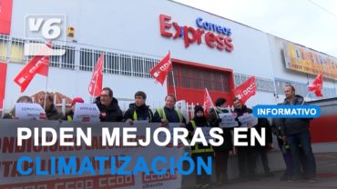 Los trabajadores de Correos Express en el Polígono Campollano piden mejor climatización