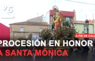 Emotiva procesión a Santa Mónica en Balazote