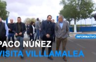 Paco Núñez ha visitado esta mañana la empresa Champinter en Villamalea