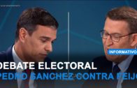 Debate electoral entre Pedro Sánchez y Alberto Núñez Feijóo
