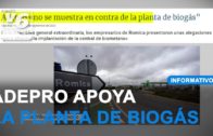 ADEPRO, la Asociación de Empresarios de Romica vota la viabilidad de la planta de biogás