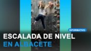 Campeonato Regional de escalada en la Plaza del Altozano