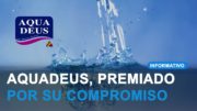 Aquadeus premiada por su compromiso, solidaridad y apoyo a la sociedad