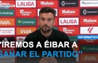 Rubén Albés lo tiene claro: »viajamos a Éibar a ganar el partido»