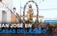 Multitudinaria misa y procesión en Casas de Lázaro por San José