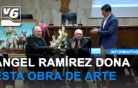 Ángel Ramírez dona esta obra sobre la aparición mariana de la Virgen de Los Llanos